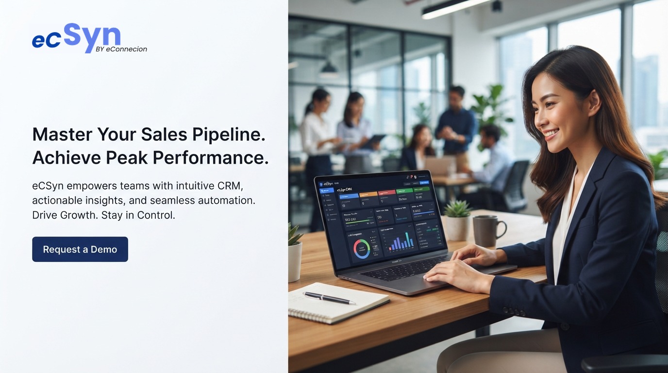 Master your sales pipeline with eCSyn